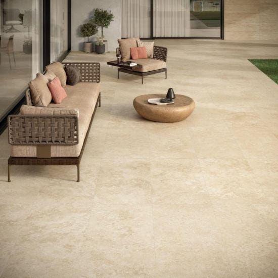 CAR. MARVEL TRAVERTINE  120X120 SAND CRO A8WV ATLAS CONCORDE  [A8WV] 
