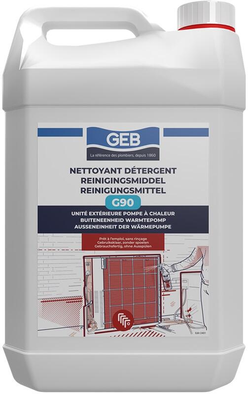 NETTOYANT &amp; DETERGENT - G90 - Produit à usage périodique pour l’entretien des échangeurs des unités extérieures PAC et climatisation