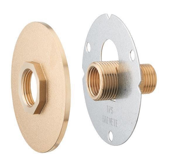 PLATINE R-FIX EXT.CONFORT VISS.1/2 BRUT 07779 RIQUIER ADRIEN  [07779]
