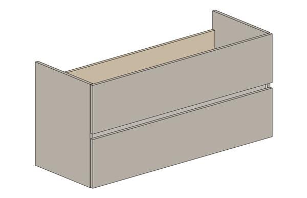 MEUBLE S/PLAN EAZY26 2T 120CM GRIS CL. RC0235
