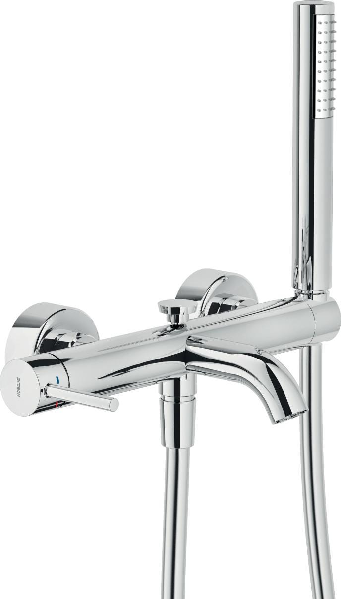 MITIGEUR BD AQUARELLI MUR.MONO CHR  AQ93110CR NOBILI RUBINETTERIE  [AQ93110CR] 