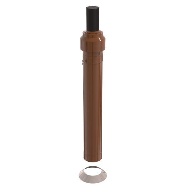 KIT 3CEP TOITURE D80/130  H1500MM OCRE 330688