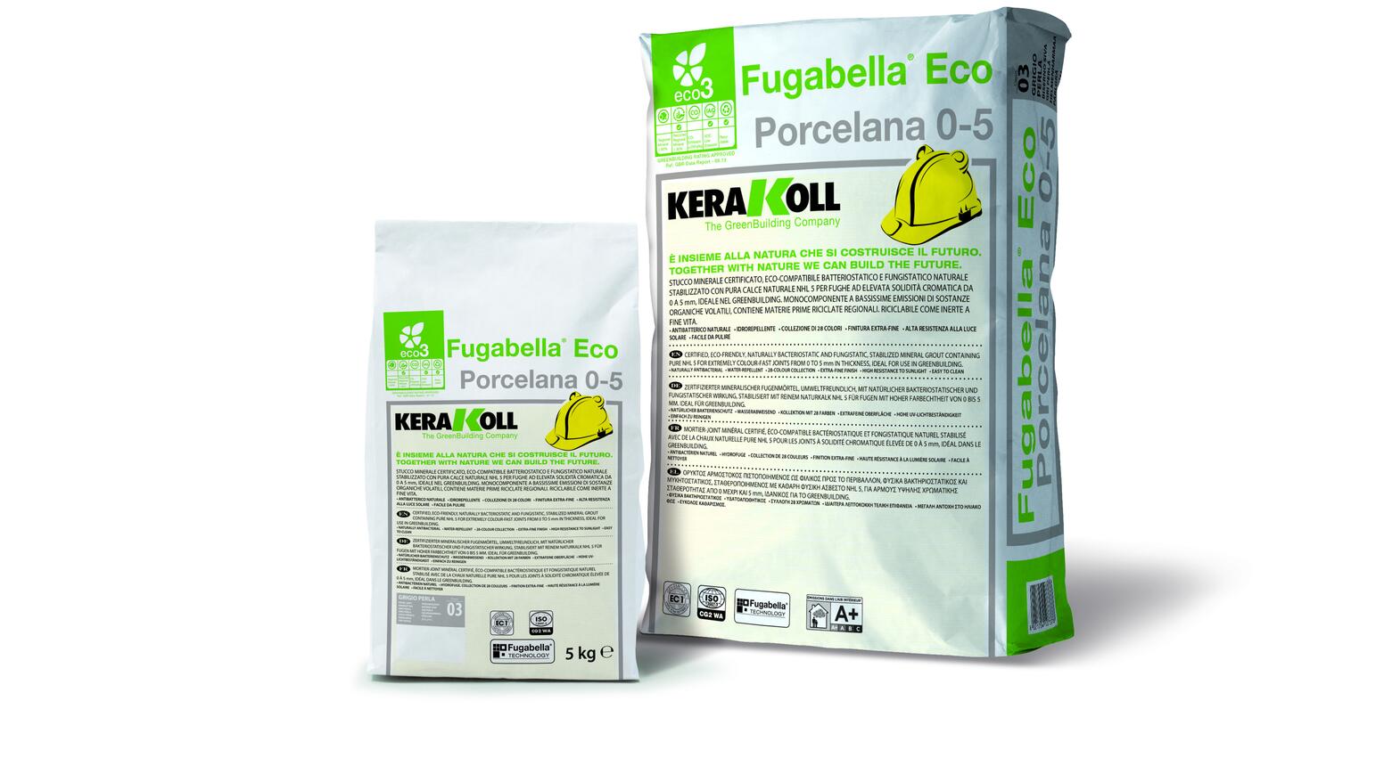 FUGABELLA ECO PORCELANA 0-5 - Mortier de jointoiement de 0 à 5 mm pour céramique et pierre naturelle