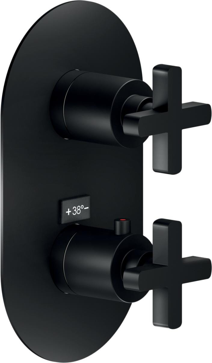 FACADE THERMO 2S LIRA VELVET BLACK LR116102BM NOBILI RUBINETTERIE  [LR116102BM] 