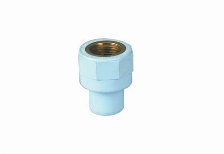MANCHON A COLLER / A VISSER GIRAIR FER/PVC - FM - Laiton