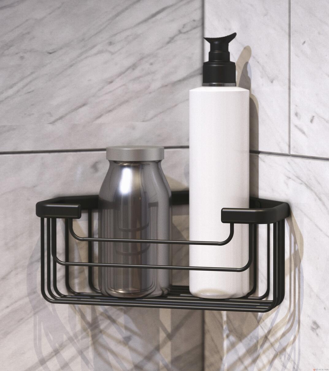 PANIERS FILAIRES - Etagère d'angle pour douche