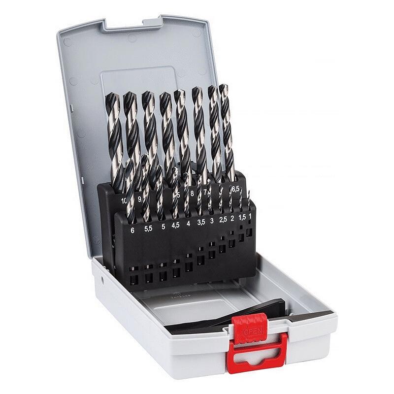 FORET EN COFFRET - HSS POINTTEQ Coffret de 19 pièces