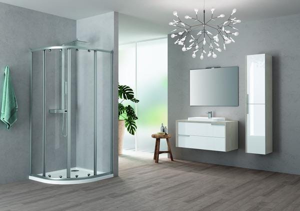 PAROI RIVIERA 2.0R 90X90 V.TR.     RIV2R90-1B NOVELLINI FRANCE