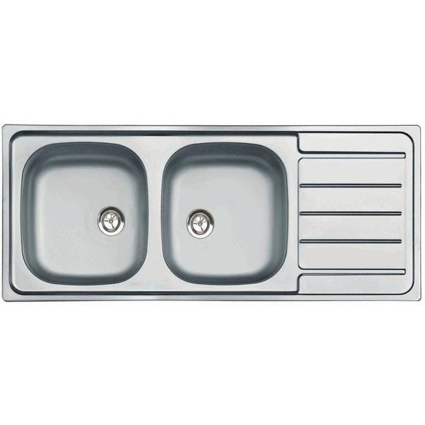 EVIER ECO INOX 2C.A ENC.116CM LISS EEBM116A03
