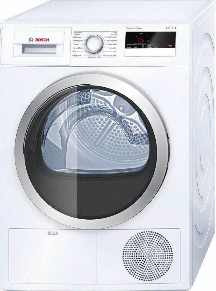 SECHE LINGE CHARGEMENT FRONTAL - Finition : blanc