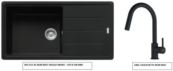 PACK BFG 611-XL BASIS EVIER FRAGRANIT  270181 FRANKE FRANCE  [270181]