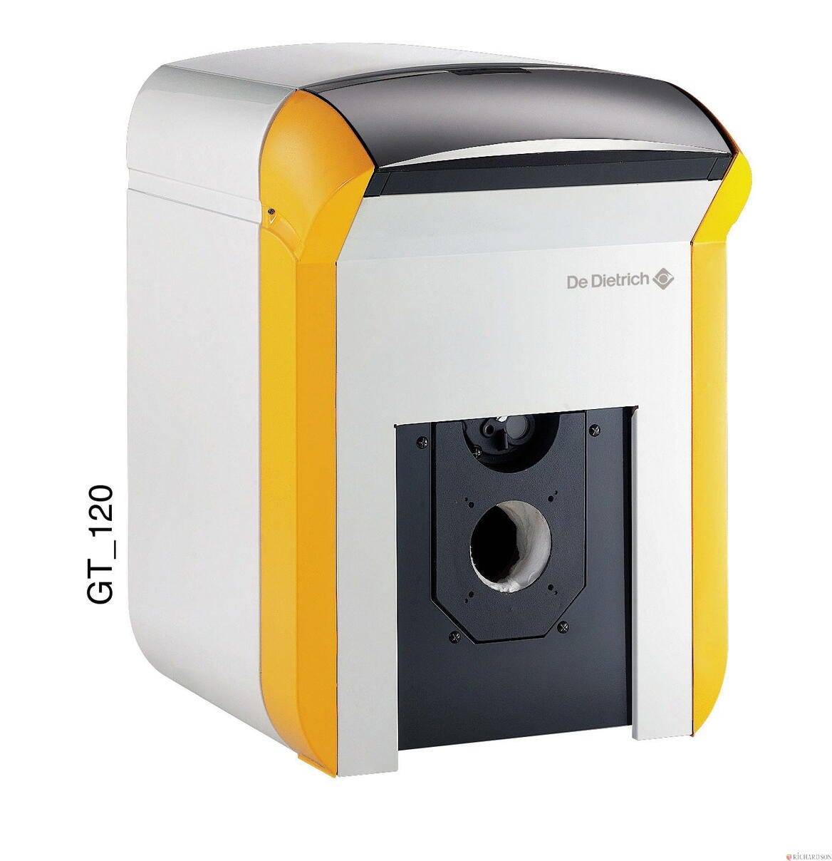 GT 120-1200 - Chaudière Complète fonte à équiper d'un brûleur fioul/gaz soufflé - Cheminée - Pour Chauffage seul