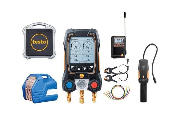 KIT ATTESTATION DE CAPACITE R32 20KIT CAP550S TESTO  [20KIT CAP550S]