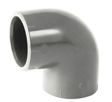 COUDE A COLLER PVC-C - FF - 90°