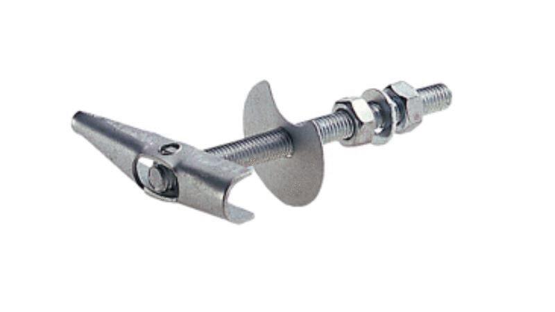 FIXATION DE RAIL DE SUPPORTAGE - Segment basculant, électrozingué