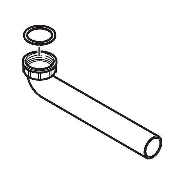 COUDE RACCORD.40 1"1/2 BLC  GEBERIT 242094111 GEBERIT  [242.094.11.1]