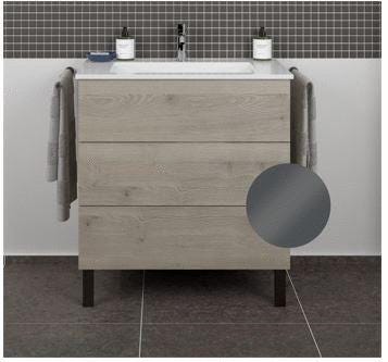 MEUBLE+SPL/V.CERAM.3T.UPCITY 80 GRIS FONC.BRI