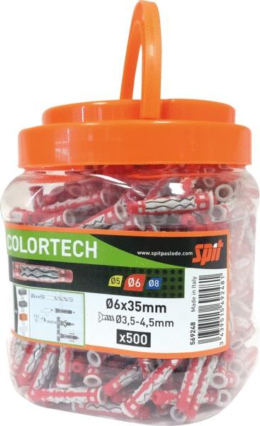 CHEVILLE PLASTIQUE - Colortech - Bimatière