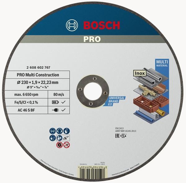 DISQUE A TRONÇONNER - Multi-construction