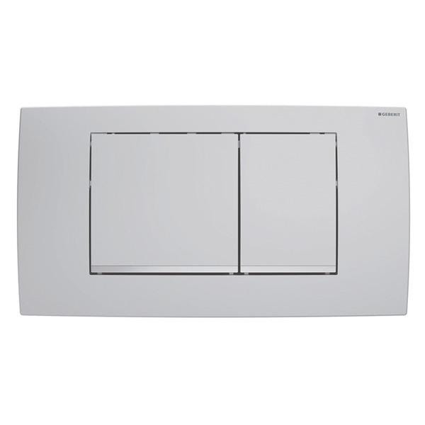 PLAQUE CDE 3/6L TWINLINE BLC/CHR 115.899.JQ.1 GEBERIT  [115.899.JQ.1]