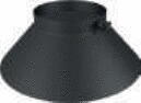 ACCESSOIRES POUR CONDUIT DOUBLE PAROI - COLLET SEUL NOIR