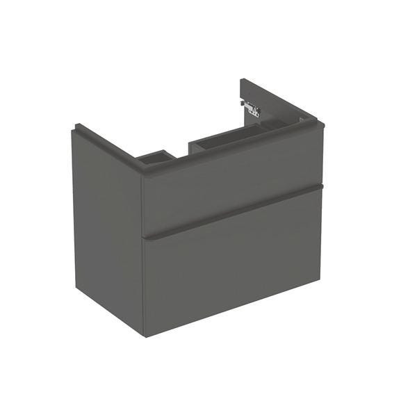 MEUBLE 2T.SMYLE SQUARE 75 GRIS   500.353.JK.1 GEBERIT  [500.353.JK.1]