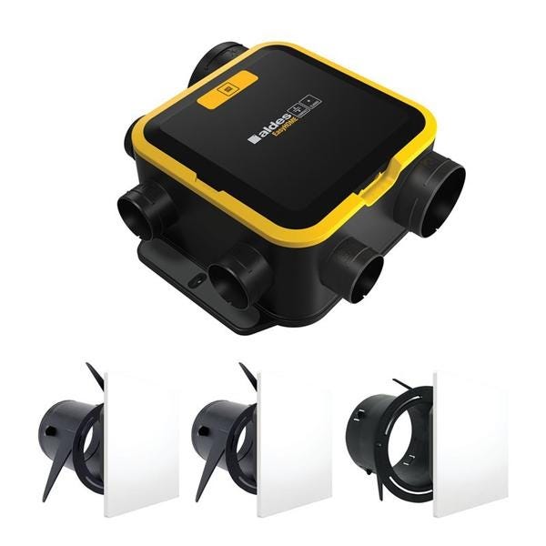 AUTOREGLABLE - SIMPLE FLUX - VMC EASYHOME - AUTO SENS - Compact