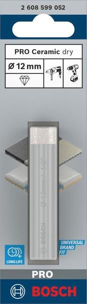 FORET DIAMANTE EXPERT CERAMIC 12MM 2608599052 BOSCH ELECTROPORTATIF  [2608599052]