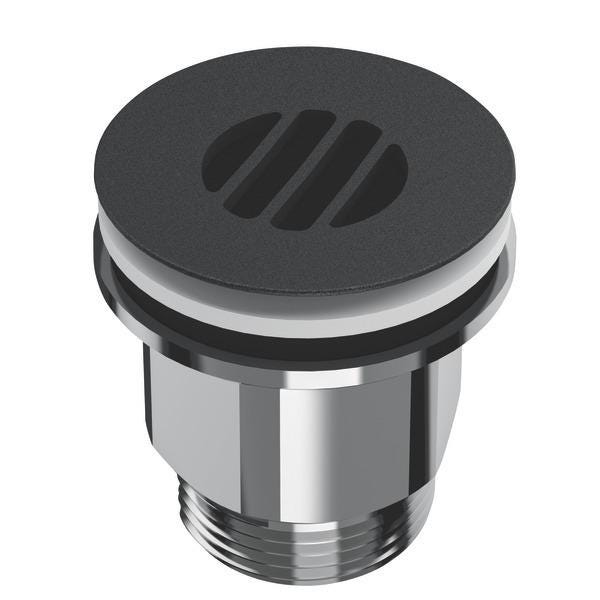 BONDE HYGIENA NOIR MAT A GRILLE INOX   6110BK DELABIE G ET J  [6110BK]
