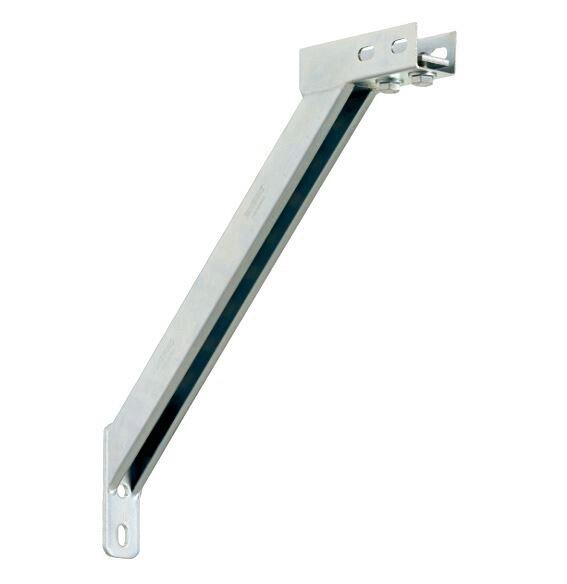 ACCESSOIRES POUR RAIL - Jambe de force, électrozinguée