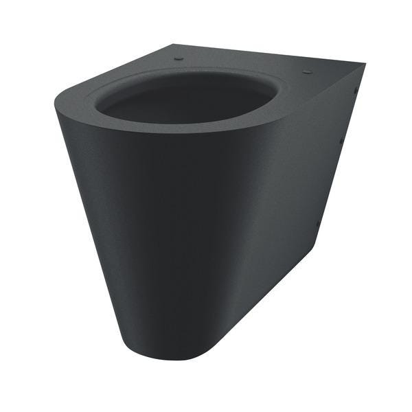 WC S21 S SUSPENDU INOX NOIR MAT      110310BK DELABIE G ET J  [110310BK]