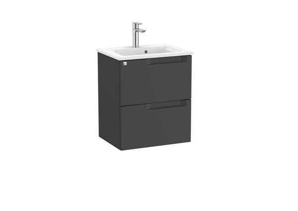 MEUBLE VSQ ALEYDA 50CM 2T NOIR MAT A851809523