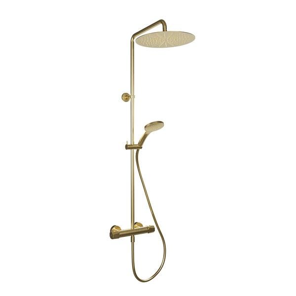 COLONNE DOUCHE THERMOSTAT OR BROSSE  FT44896P ONDYNA  [FT44896P]