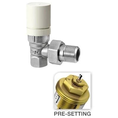 ROBINET THERMO COUDE PREREGLAG 3/8"  26400390 RBM FRANCE  [26400390]