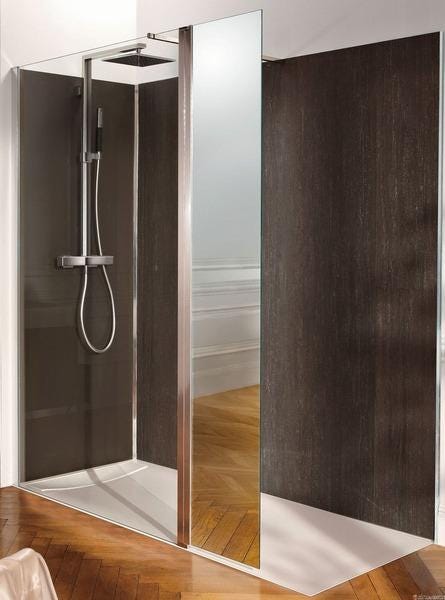 PAROI FIXE CONTRA 100CM  V.TR.JD C22WP100L-MZ JACOB DELAFON KOHLER