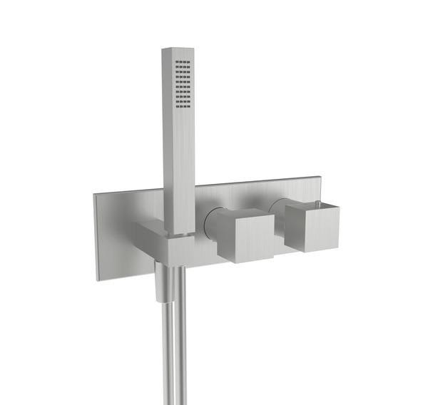 EXCLUSIVITES RICHARDSON PAR FIMA CARLO FRATTINI - Mitigeur thermostatique de douche encastré façade avec douchette
