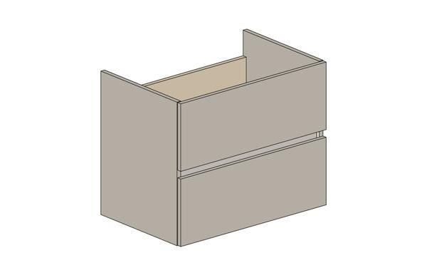 MEUBLE S/PLAN EAZY26 2T 70CM GRIS CL.  RC0234