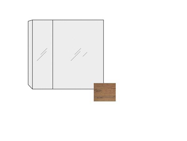 EXCLUSIVITES RICHARDSON PAR GBGROUP - Armoire toilette, portes miroir asymétriques