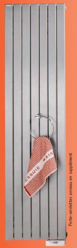 FASSANE VERTICAL - Radiateur électrique à fluide ThermoActif en acier