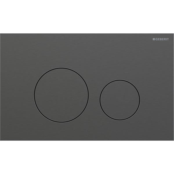 PLAQUE ACIER DB SIGMA40 NOIR CHR 115.628.QD.1 GEBERIT  [115.628.QD.1]