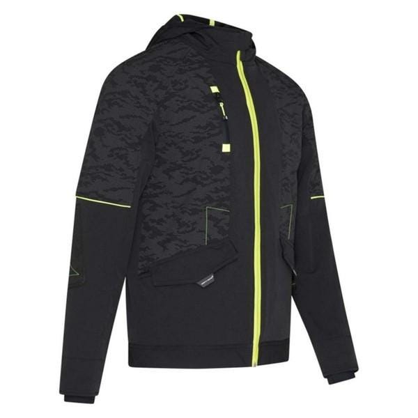 BLOUSON GARCIA NOIR/JAUNE T.XL 1253-NOIRJF-XL FRANCE TEXTILE PRODUCTION