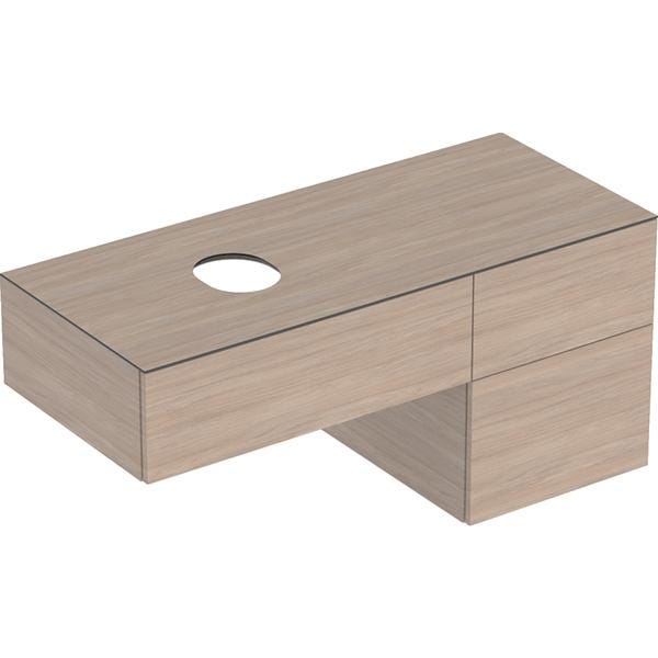 MEUBLE BAS VARIFORM 120  CHENE   501.187.00.1 GEBERIT