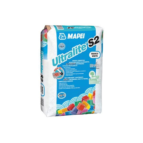 MORTIER COLLE ULTRALITE S2 15KG GRIS  1201515