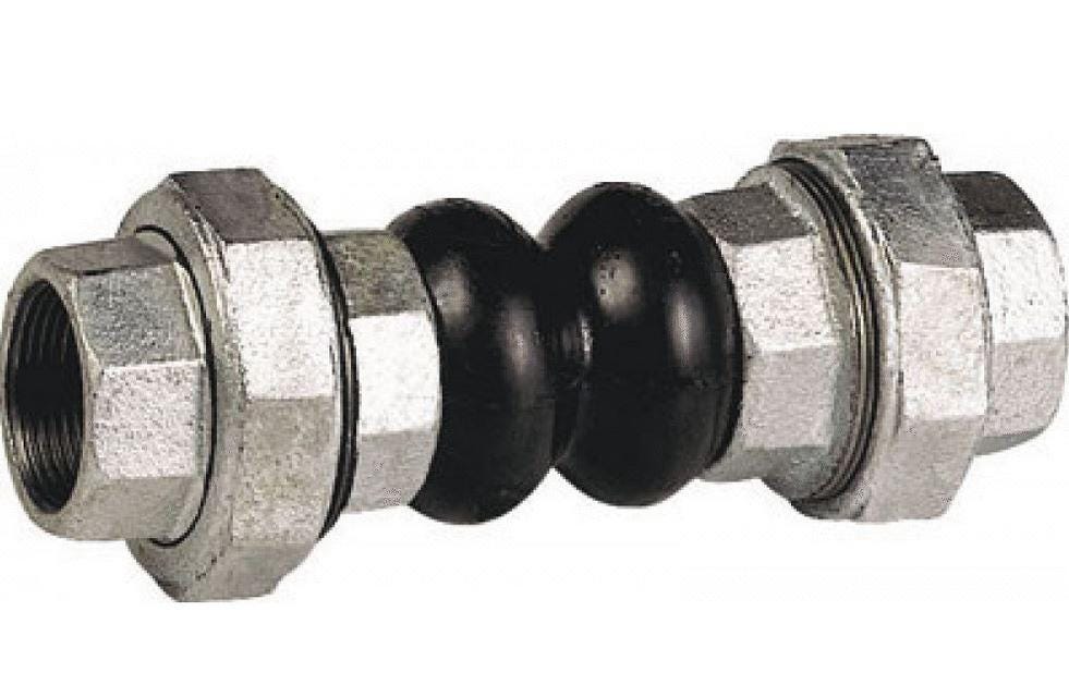 MANCHON ANTIVIBRATOIRE - FF - ZKT - A raccord union en fonte malléable galvanisé
