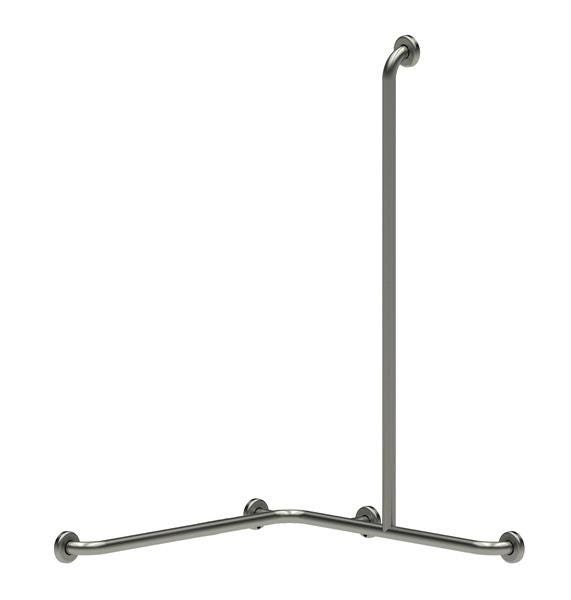 BARRE ANGLE DROITE +BARRE VERT. EN T    60335 PRESTO LES ROBINETS  [60335]