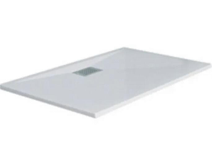 KINESURF - Receveur carré ultra-plat à encastrer en Biotec