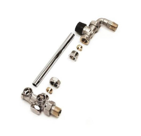CORPS THERMOSTATIQUE - 432 - Ensemble combiné thermostatique corps droit avec coude