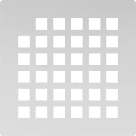 GRILLE INOX P/SIPHON CARRE 10X10   GSICAX10IC NICOLL  [GSICAX10IC]