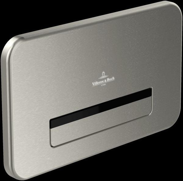 PLAQUE VICONNECT DUAL.F ST.STEEL V&B 922311LC VILLEROY BOCH  [922311LC]
