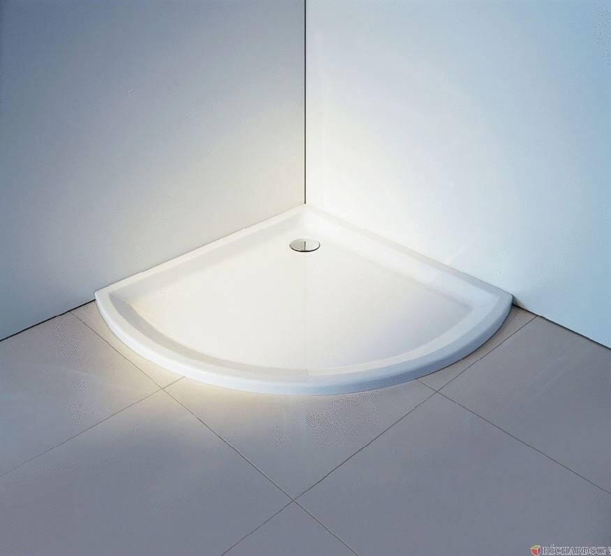 STARCK - Receveur quart de rond en acrylique sanitaire 4mm à encastrer